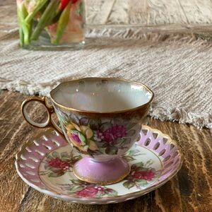 Antique Tea Cup & Saucer